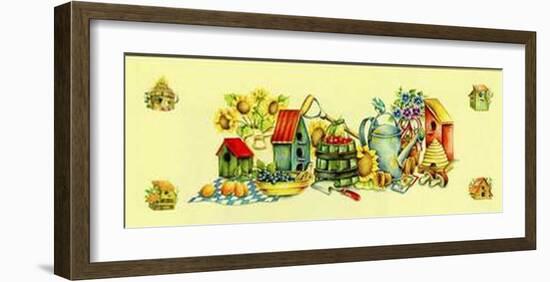 Life in the Garden I-N^ Kenzo-Framed Art Print