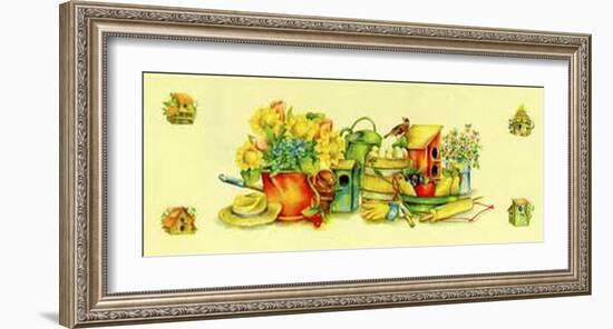 Life in the Garden II-N^ Kenzo-Framed Art Print