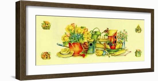 Life in the Garden II-N^ Kenzo-Framed Art Print