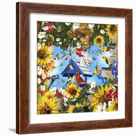 Life in the Garden-William Vanderdasson-Framed Giclee Print