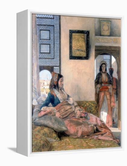 Life in the Hareem, 1858-John Frederick Lewis-Framed Premier Image Canvas