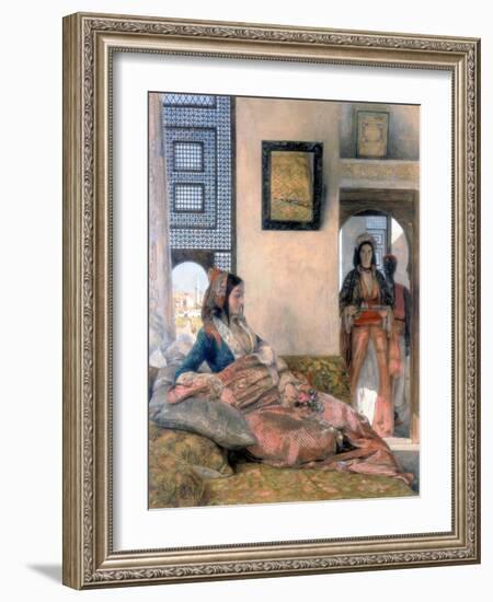 Life in the Hareem, 1858-John Frederick Lewis-Framed Giclee Print