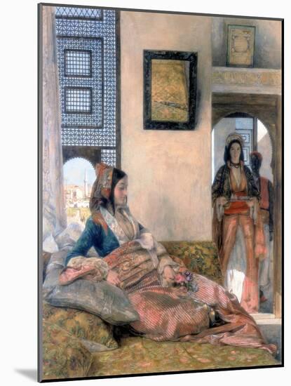 Life in the Hareem, 1858-John Frederick Lewis-Mounted Giclee Print