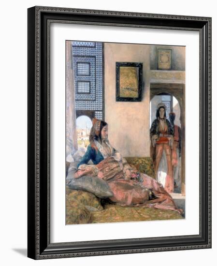 Life in the Hareem, 1858-John Frederick Lewis-Framed Giclee Print