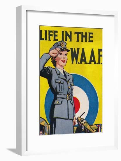 'Life in the W.A.A.F.', 1940-Unknown-Framed Giclee Print