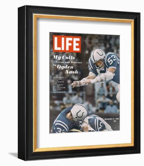 LIFE Indianapolis Colts Gaubatz-null-Framed Art Print