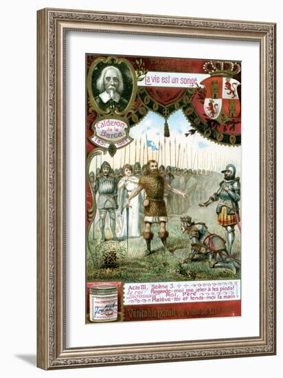 Life Is a Dream by Calderon De La Barca (1600-168)-null-Framed Giclee Print