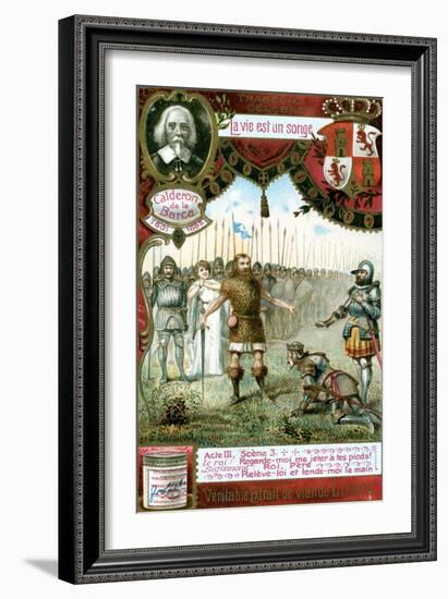 Life Is a Dream by Calderon De La Barca (1600-168)-null-Framed Giclee Print