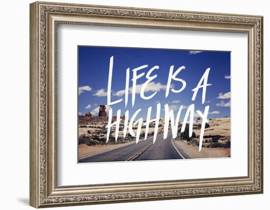 Life is a Highway-Leah Flores-Framed Giclee Print