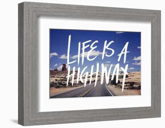 Life is a Highway-Leah Flores-Framed Giclee Print