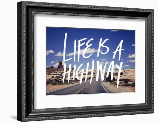 Life is a Highway-Leah Flores-Framed Giclee Print