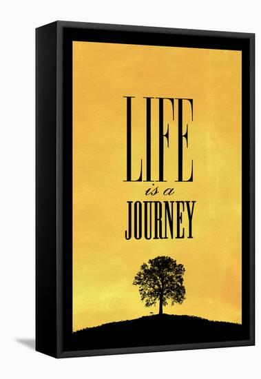 Life is a Journey-null-Framed Stretched Canvas