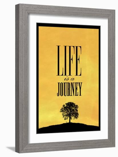 Life is a Journey-null-Framed Premium Giclee Print