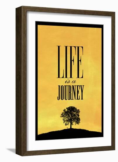 Life is a Journey-null-Framed Premium Giclee Print