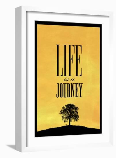 Life is a Journey-null-Framed Premium Giclee Print