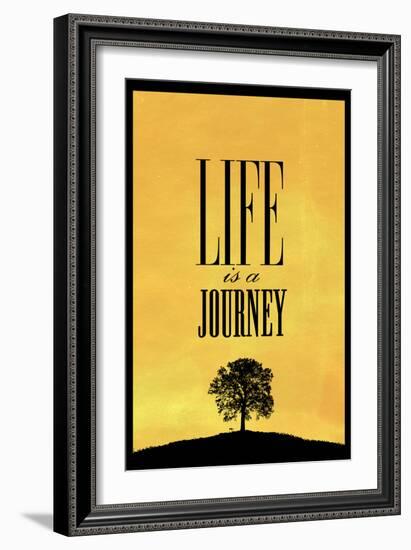 Life is a Journey-null-Framed Premium Giclee Print