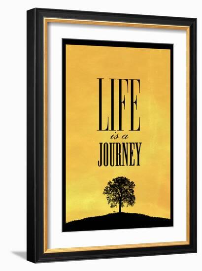 Life is a Journey-null-Framed Premium Giclee Print