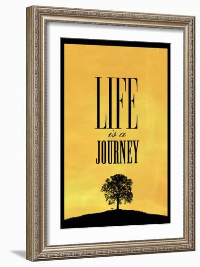 Life is a Journey-null-Framed Art Print