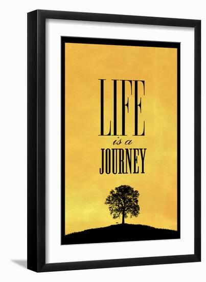 Life is a Journey--Framed Art Print