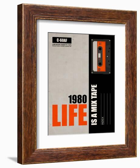 Life is a Mix Tape-NaxArt-Framed Art Print