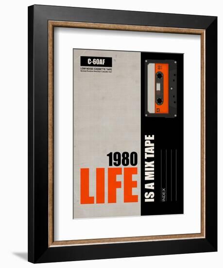 Life is a Mix Tape-NaxArt-Framed Art Print