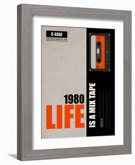 Life is a Mix Tape-NaxArt-Framed Art Print