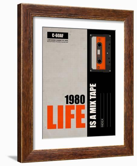 Life is a Mix Tape-NaxArt-Framed Art Print