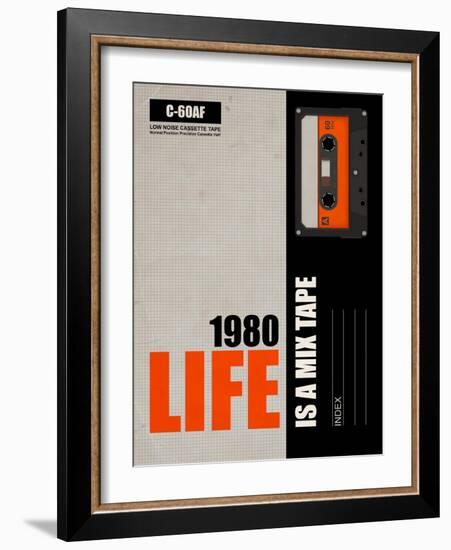 Life is a Mix Tape-NaxArt-Framed Art Print