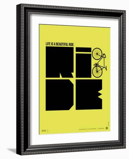 Life is a Ride Poster-NaxArt-Framed Premium Giclee Print