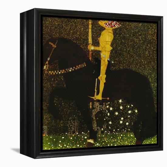 Life is a Struggle or the Golden Knight-Gustav Klimt-Framed Premier Image Canvas