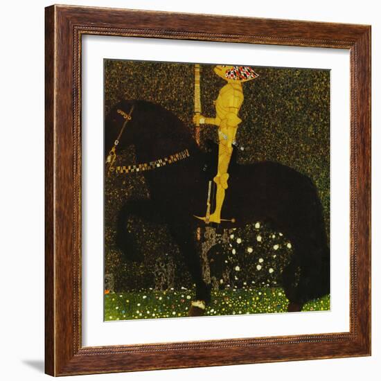 Life is a Struggle or the Golden Knight-Gustav Klimt-Framed Giclee Print