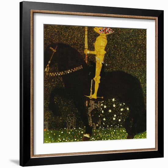 Life is a Struggle or the Golden Knight-Gustav Klimt-Framed Giclee Print