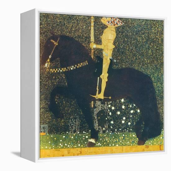 Life Is a Struggle (The Golden Knight) 1903-Gustav Klimt-Framed Premier Image Canvas