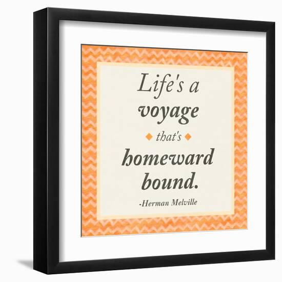 Life is a Voyage-Janice Gaynor-Framed Art Print