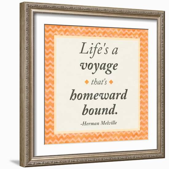 Life is a Voyage-Janice Gaynor-Framed Art Print