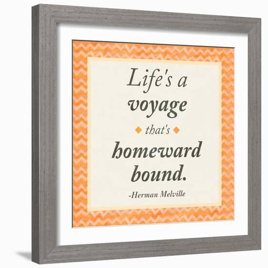 Life is a Voyage-Janice Gaynor-Framed Art Print