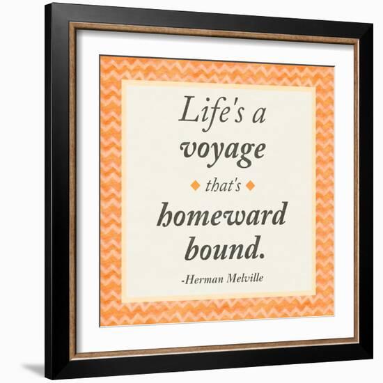 Life is a Voyage-Janice Gaynor-Framed Art Print