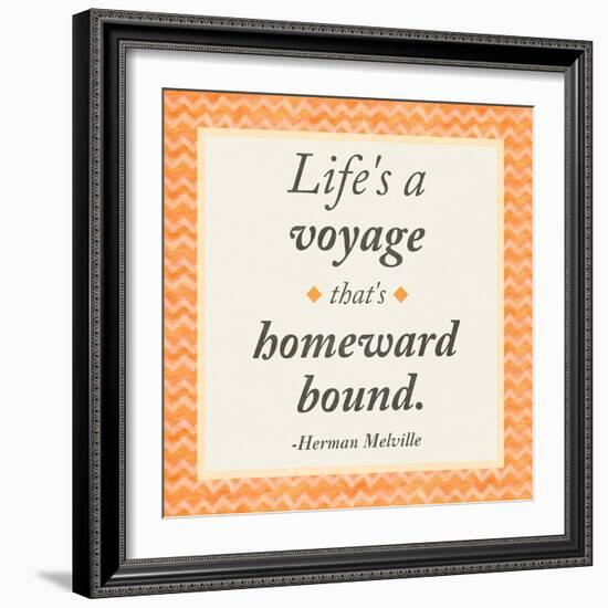 Life is a Voyage-Janice Gaynor-Framed Art Print