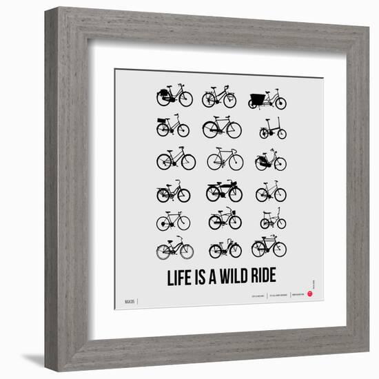 Life is a Wild Ride Poster I-NaxArt-Framed Art Print