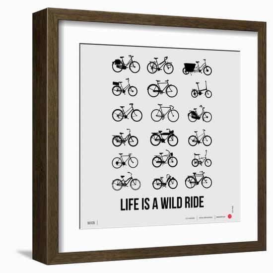 Life is a Wild Ride Poster I-NaxArt-Framed Art Print