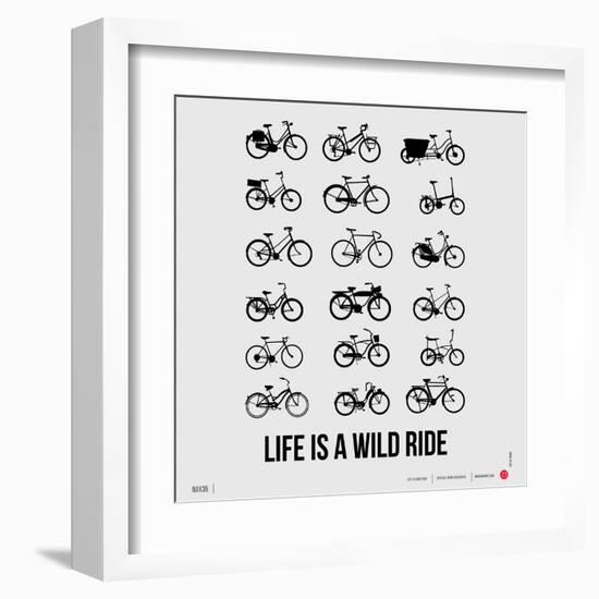 Life is a Wild Ride Poster I-NaxArt-Framed Art Print