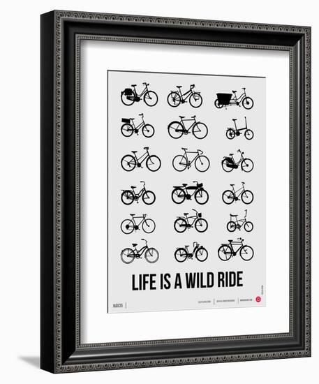 Life is a Wild Ride Poster I-NaxArt-Framed Art Print