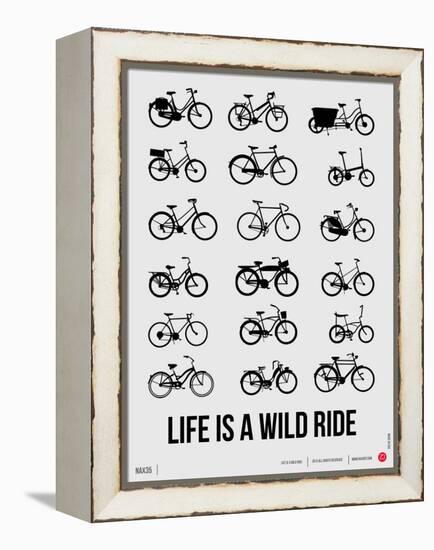 Life is a Wild Ride Poster I-NaxArt-Framed Stretched Canvas