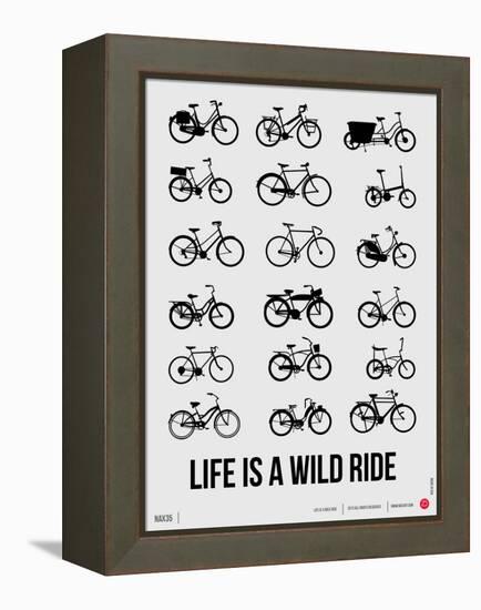 Life is a Wild Ride Poster I-NaxArt-Framed Stretched Canvas