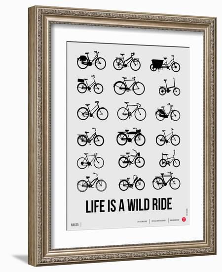 Life is a Wild Ride Poster I-NaxArt-Framed Art Print