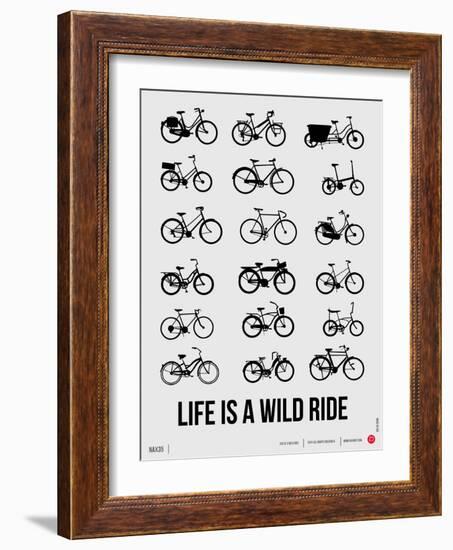 Life is a Wild Ride Poster I-NaxArt-Framed Art Print