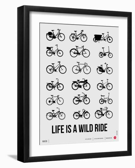 Life is a Wild Ride Poster I-NaxArt-Framed Art Print