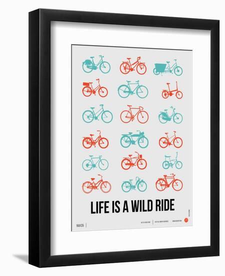 Life is a Wild Ride Poster III-NaxArt-Framed Premium Giclee Print