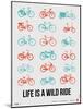 Life is a Wild Ride Poster III-NaxArt-Mounted Art Print