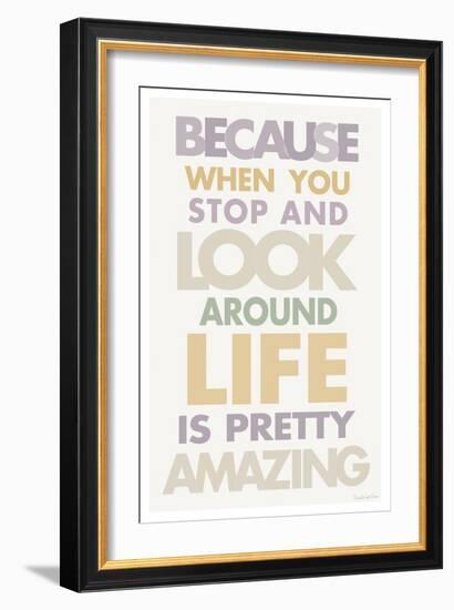 Life is Amazing II Pastel-Mercedes Lopez Charro-Framed Art Print